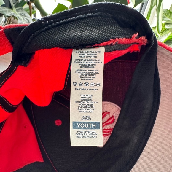 🧢NBA Toronto Raptors Red and Black Cap - Picture 8 of 8